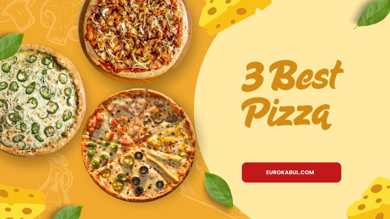 Orange Beige and Brown Playful Abstract Illustrative Best Pizza Recipe YouTube Thumbnail 1