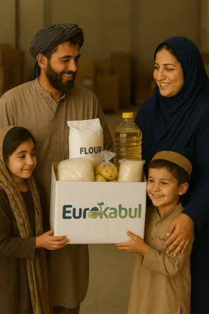 Afghanische Familie erhalt EuroKabul Hilfspaket 2 2 1